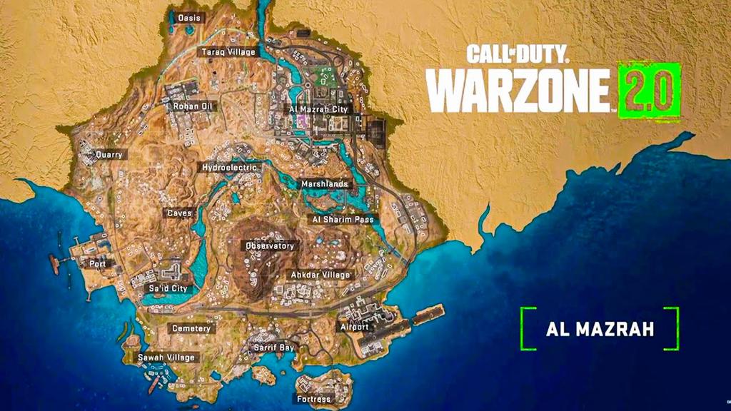 Mapa Warzone 2.0.