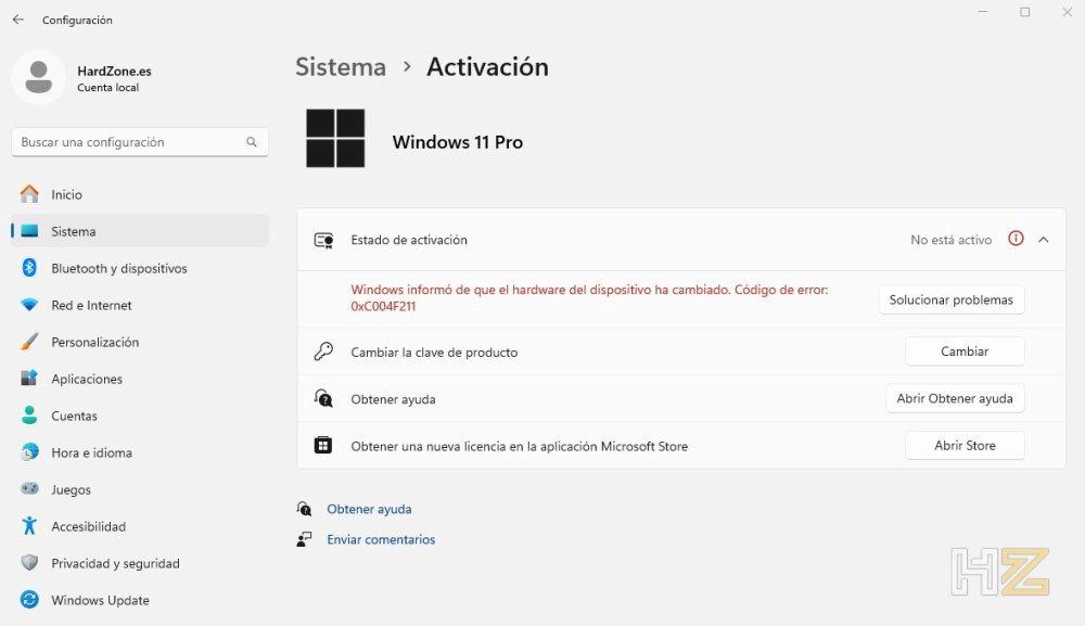 Activación Windows 11